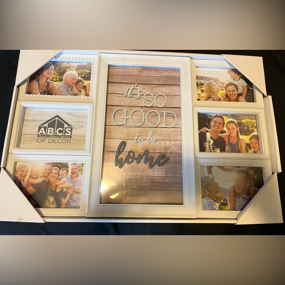 White It’s So Good To Be Home Picture Collage Frame